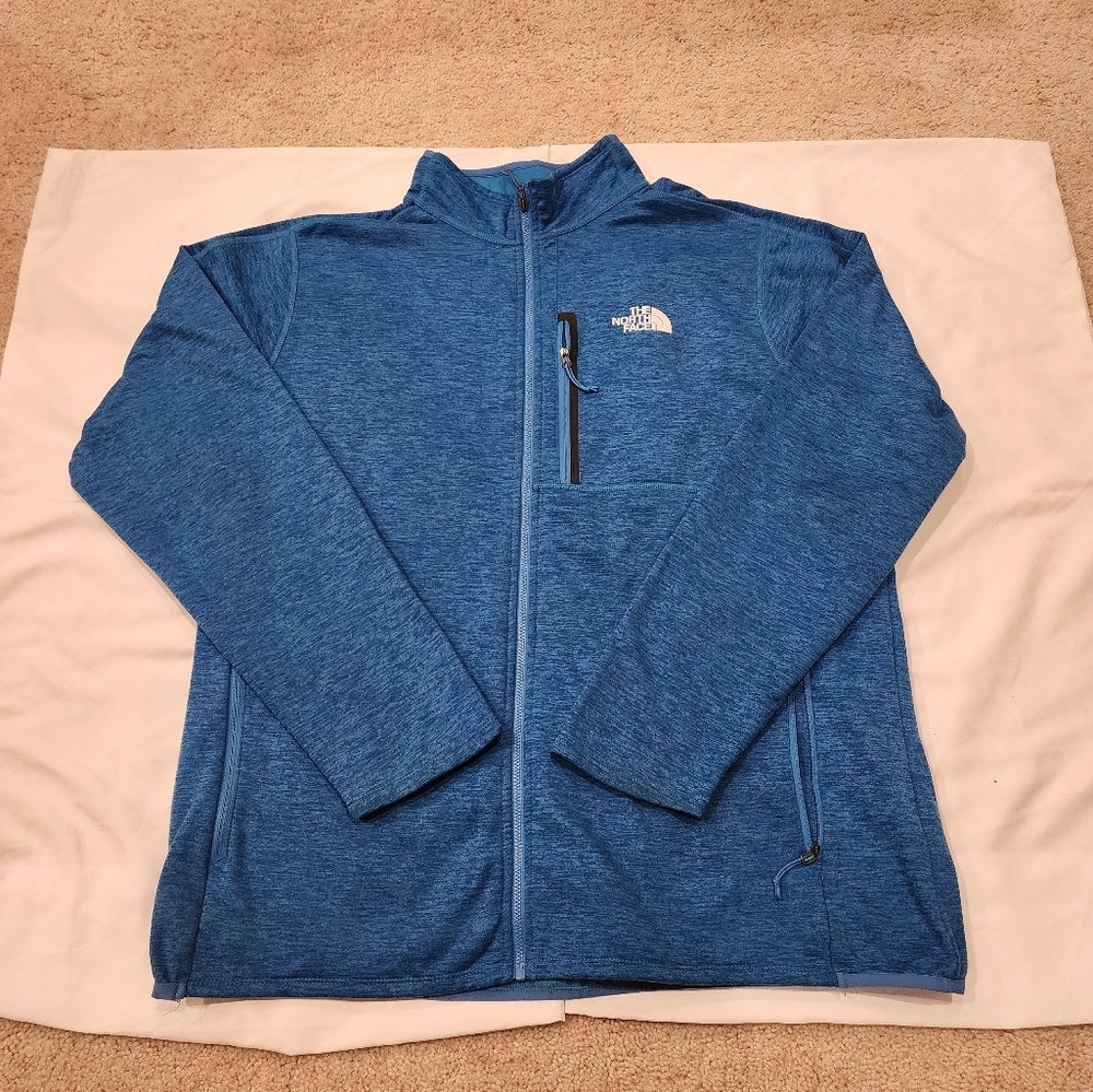 The North Face - Men's XL Canyonland Full Zip. Color: Shady Blue Heather.